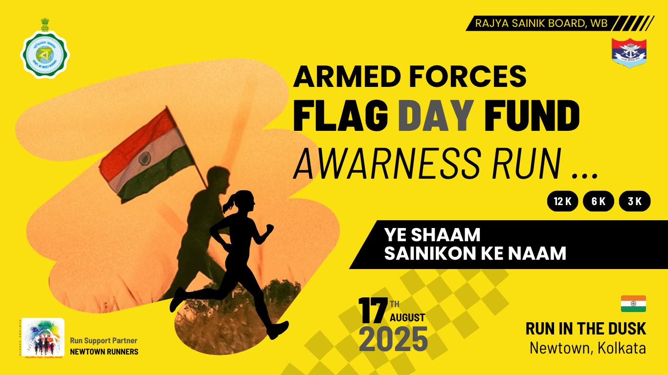 Armed Forces Flag Day Fund Awareness Run 2025